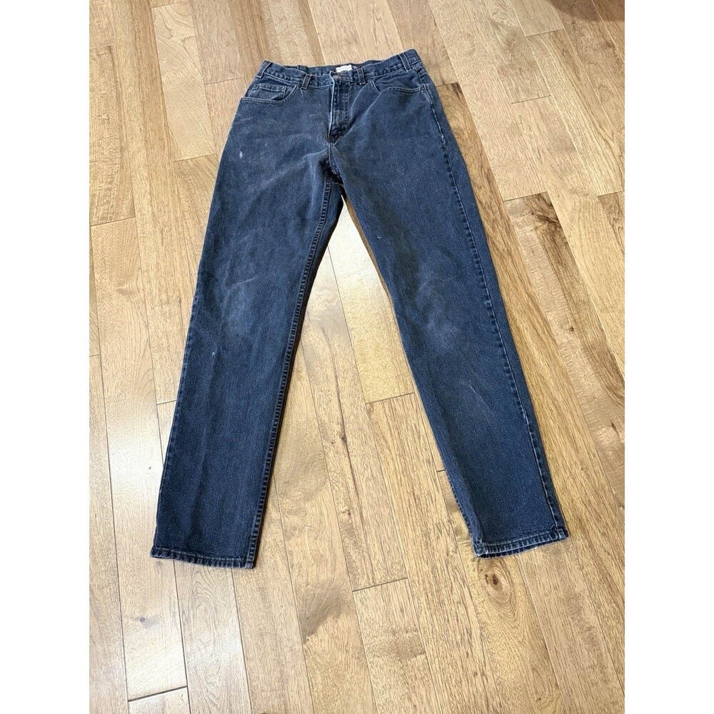 Vintage Arizona Jean Company Mens 38 X 36 Sun Faded Black Denim Jeans USA 1994